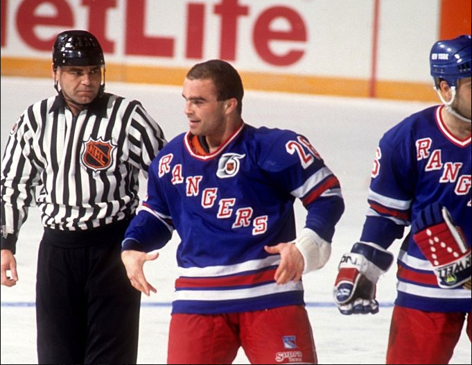 Tie Domi has more fights than anyone else in NHL history. A record he may  hold onto forever. He retired in 2006 but his DNA is still occasionally